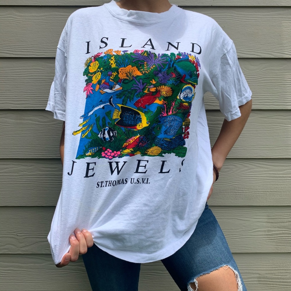 VINTAGE ST THOMAS VIRGIN ISLANDS T-SHIRT